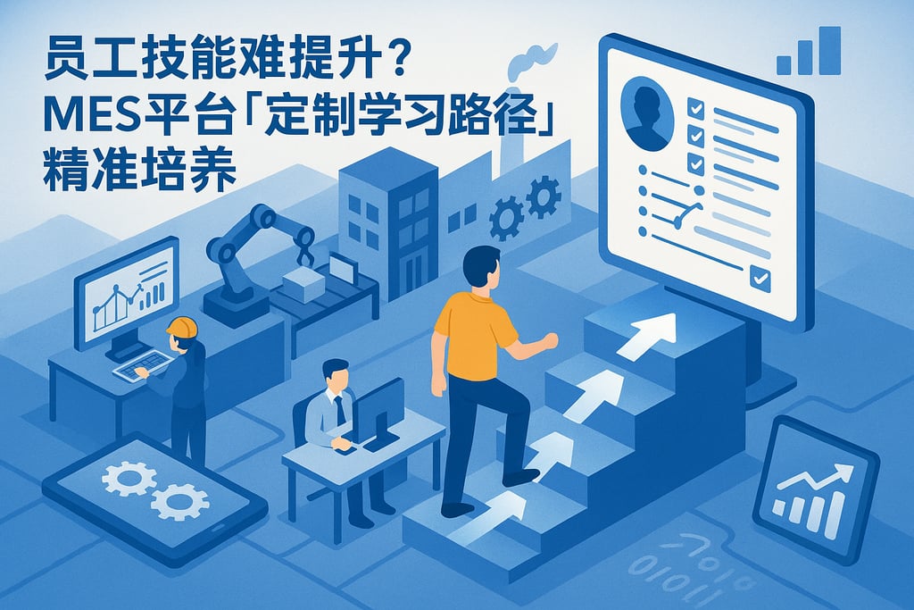 员工技能难提升？MES 平台「定制学习路径」精准培养